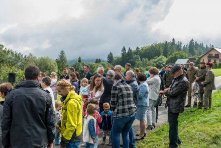 Uroczystość upamiętnienia mjra Adolfa Pilcha